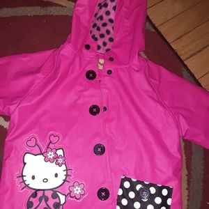 hello kitty rain coat